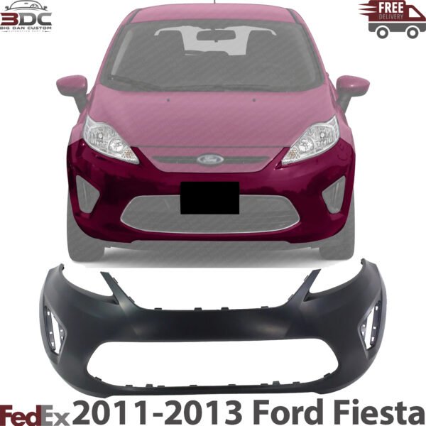 Front Bumper Cover Primed Ford Fiesta